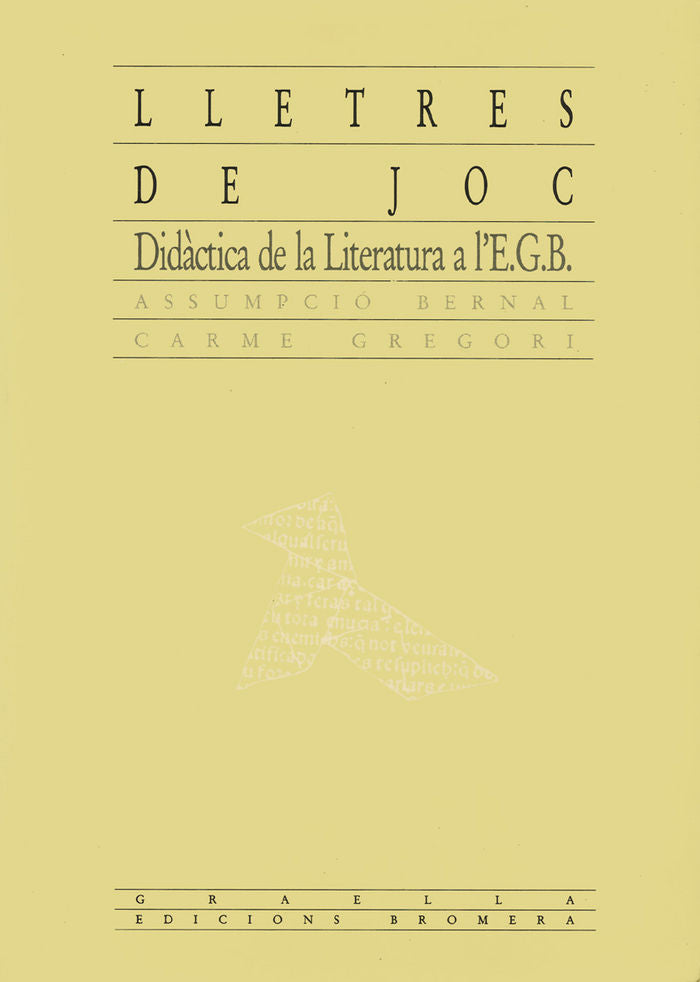 Lletres de joc, de Varios autores | portada del libro