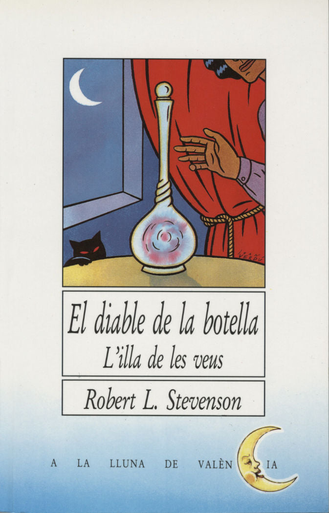 El diable de la botella. L'illa de les veus, de Stevenson | portada del libro