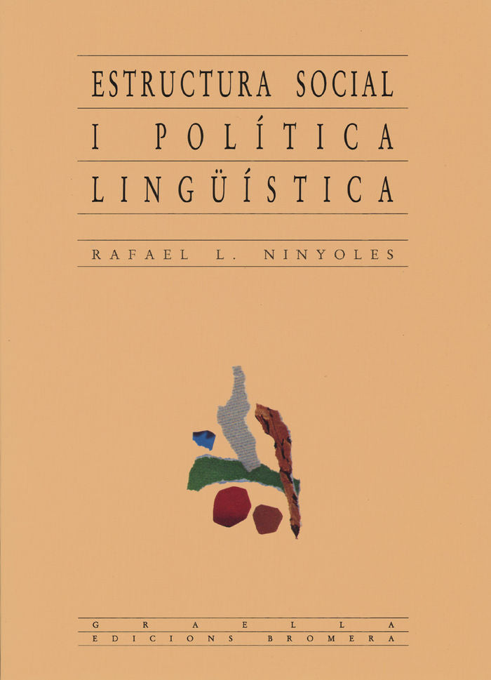 Estructura social i política lingüística, de Ninyoles Montllor | portada del libro