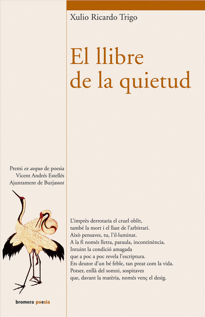 Llibre de la quietud, de Trigo Rodríguez | portada del libro