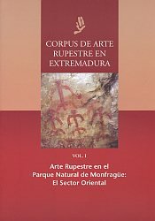 CORPUS DE ARTE RUPESTRE EN EXTREMADURA | portada del libro