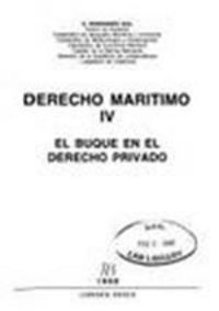 Derecho Marítimo. Tomo IV, de Santiago Hernández Izal | portada del libro