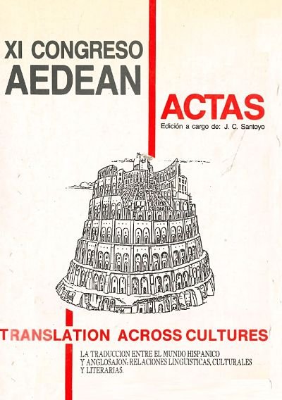 ACTAS XI CONGRESO AEDEAN TRANSLATION ACRO, de AA.VV. | portada del libro