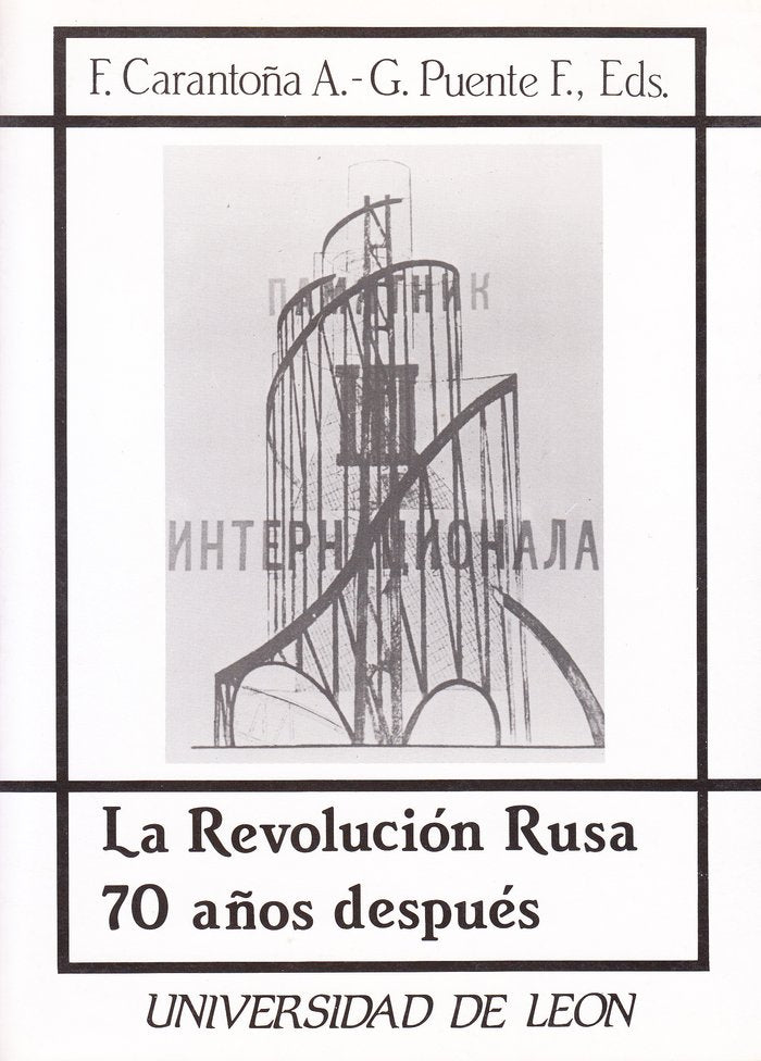 REVOLUCION RUSA 70 AÑOS DESPUES, LA, de CARANTOÑA ALVAREZ, FRANCISCO | portada del libro