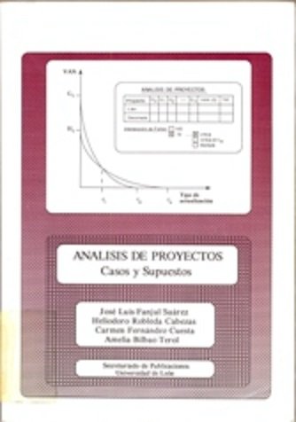 ANALISIS DE PROYECTOS CASOS Y SUPUESTOS, de FANJUL SUAREZ, JOSE LUIS | portada del libro