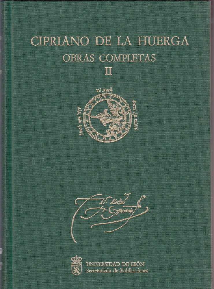 CIPRIANO DE LA HUERGA II OBRAS COMPLETAS, de HUERGA | portada del libro