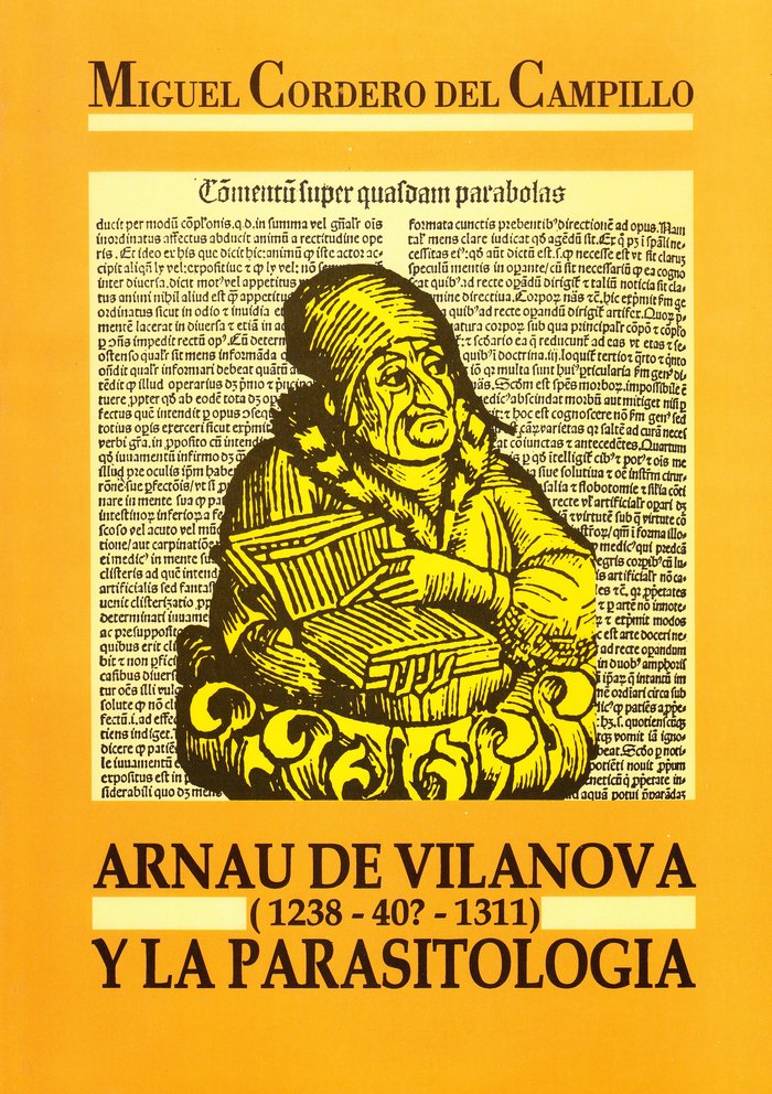 LA PARASITOLOGIA EN ARNAU DE VILANOVA, de CORDERO DEL CAMPILLO | portada del libro