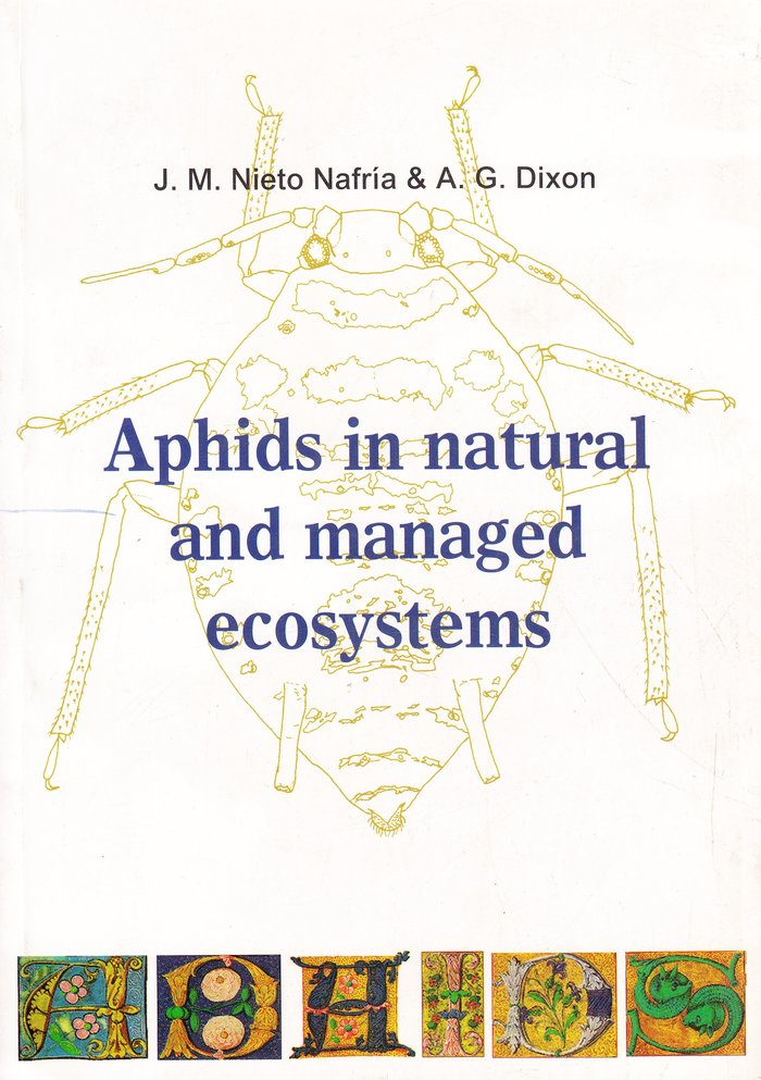 Aphids in natural and managed ecosystems, de AA.VV. | portada del libro