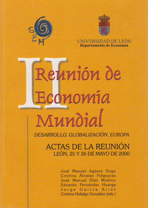 II REUNION DE ECONOMIA MUNDIAL DESARROLLO, de AA.VV. | portada del libro