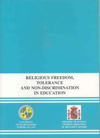 Religious freedom, tolerance and non-discrimination in education, de Varios autores | portada del libro