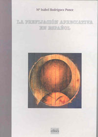 La prefijación apreciativa en español, de Rodríguez Ponce | portada del libro