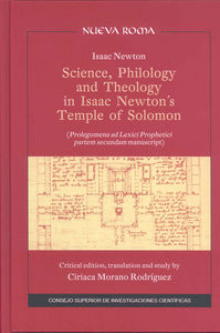 Science, Philology and Theology in Isaac Newton's Temple of Solomon, de Newton | portada del libro