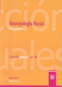 Antropología Social de Iberoamérica, de Bañas Llanos | portada del libro