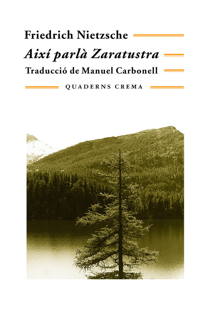Així parlà Zaratustra, de Nietzsche | portada del libro