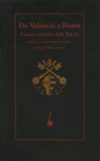 DE VALENCIA A ROMA G-21, de Miquel Batllori | portada del libro