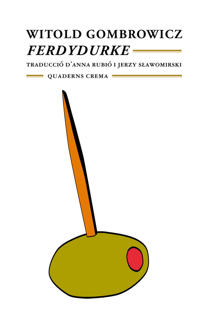 Ferdydurke, de Gombrowicz | portada del libro