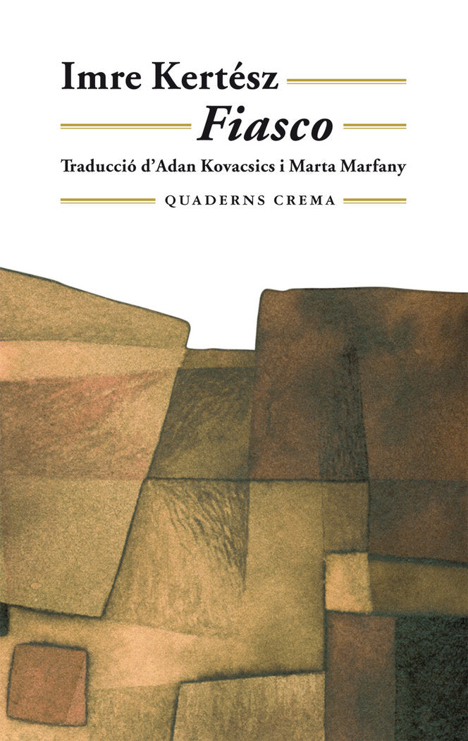 Fiasco, de Kertész, Imre | portada del libro