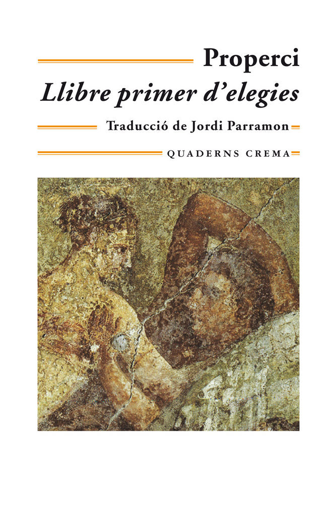Llibre primer dÆelegies, de Properci | portada del libro