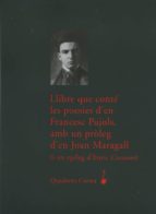 LLIBRE QUE CONTÉ POESIES P-55, de Francesc Pujols | portada del libro