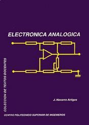 Electrónica Analógica, de NAVARRO ARTIGAS | portada del libro
