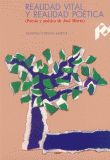 Realidad vital y realidad poética. (Poesía y poética de José Hierro), de Corona Marzol | portada del libro