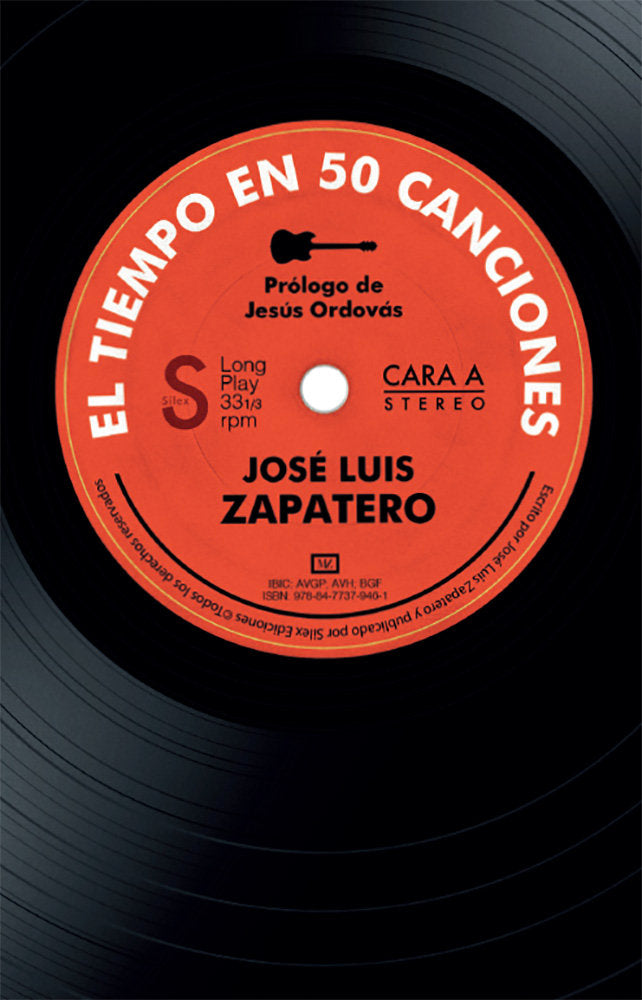 El tiempo en 50 canciones, de Zapatero, José Luis | portada del libro