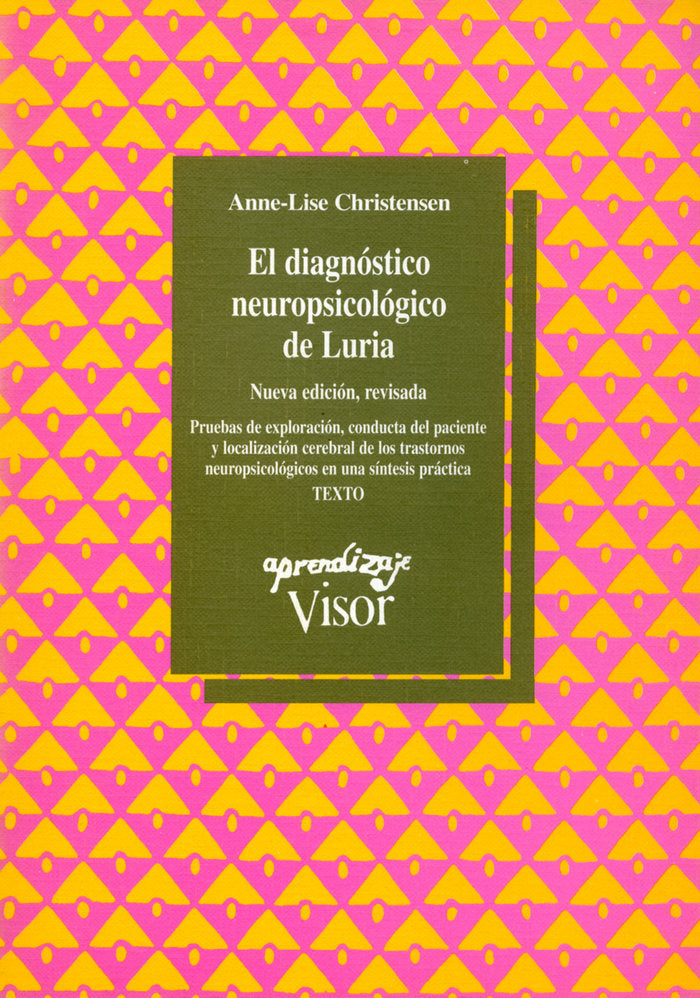 El diagnóstico neuropsicológico de Luria, de Christensen | portada del libro