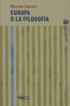Europa o la filosofía, de Massimo, Cacciari | portada del libro
