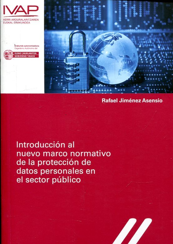 INTRODUCCION AL NUEVO MARCO NORMATIVO DE LA PROTECCION DE DA, de JIMENEZ ASENSIO, RAFAEL | portada del libro