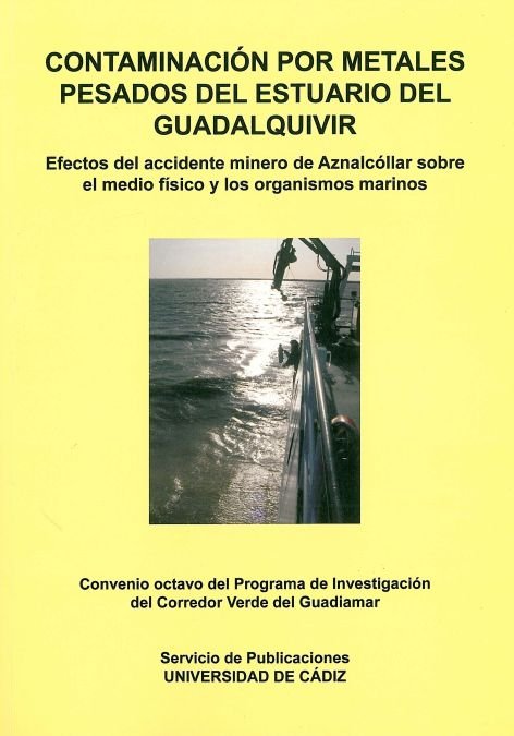 CONTAMINACION POR METALES PESADOS DEL ESTUARIO DEL GUADALQUIVIR, de FORJA | portada del libro