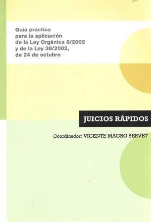 Juicios rápidos, de Ministerio de Justicia | portada del libro