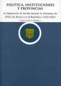 Política, Instituciones y Provincias, de Ponce Alberca | portada del libro