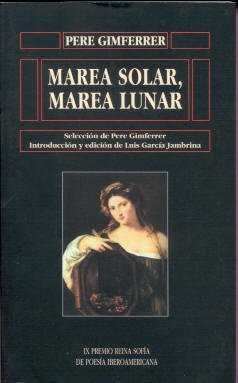Marea solar, marea lunar, de Gimferrer | portada del libro