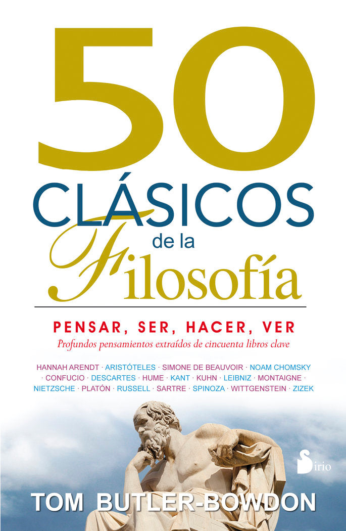 50 CLASICOS DE LA FILOSOFIA, de TOM BUTLET-BOWDON | portada del libro