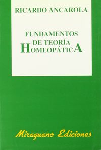 Fundamentos de Teoría Homeopática, de Ancarola | portada del libro