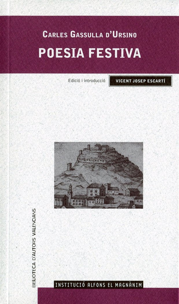 Poesia festiva, de Gassulla dÆUrsino (1674-1745) | portada del libro
