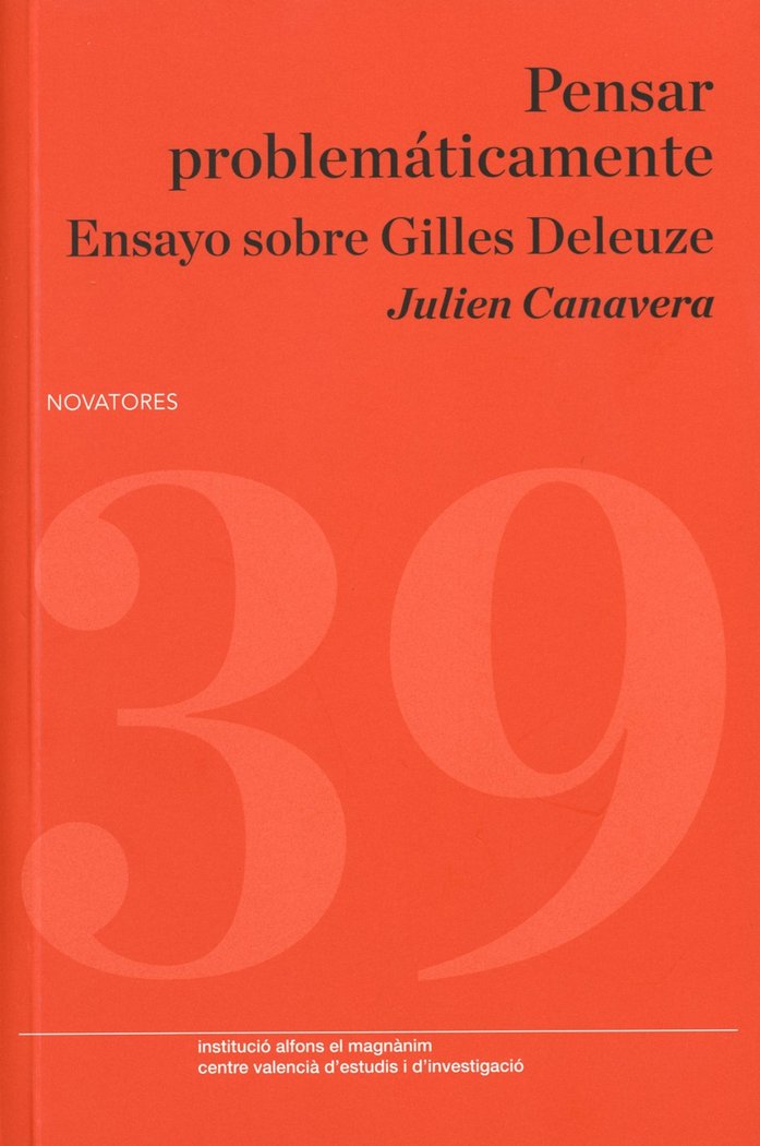 Pensar problemáticamente, de Canavera | portada del libro