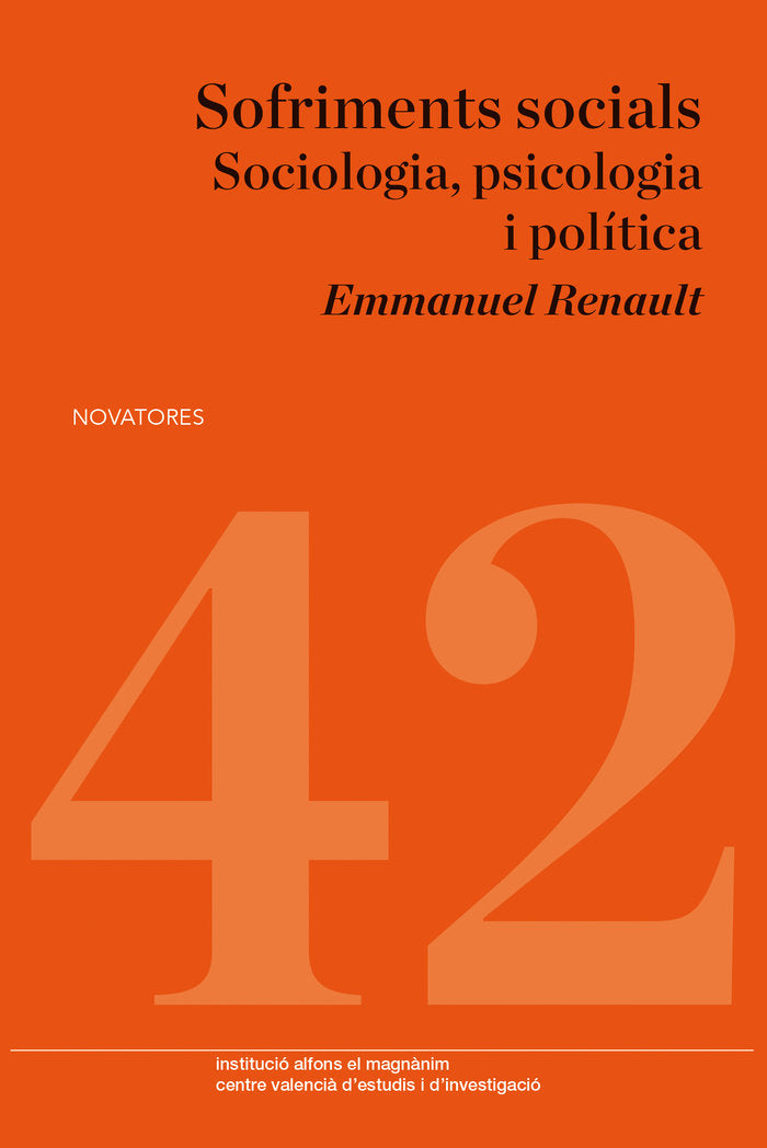 SOFRIMENTS SOCIALS, de RENAULT, EMMANUEL | portada del libro