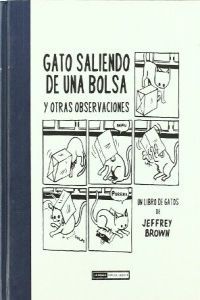 Gato saliendo de una bolsa, de Jeffrey Brown | portada del libro