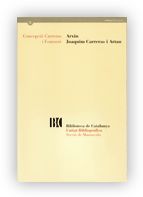 ARXIU JOAQUIM CARRERAS I ARTAU, de CARRERAS | portada del libro