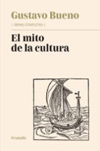 EL MITO DE LA CULTURA TOMO 8 OC, de Gustavo Bueno | portada del libro