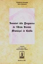 Inventari dels pergamins de l'Arxiu Històric Municipal de Calella, de Pons i Guri, Josep M. | portada del libro