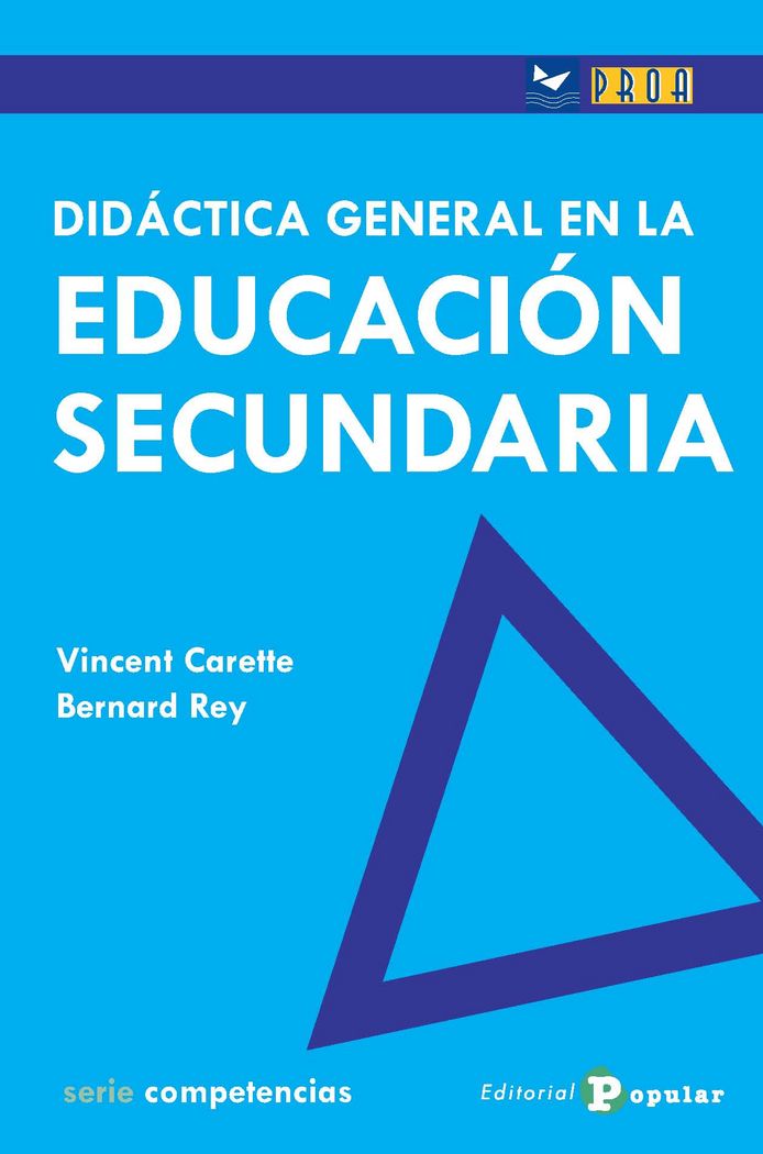 Didáctica general en la educación secundaria, de CARETTE (Francés), VINCENT | portada del libro