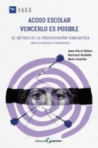 ACOSO ESCOLAR: VENCERLO ES POSIBLE, de AA.VV. | portada del libro