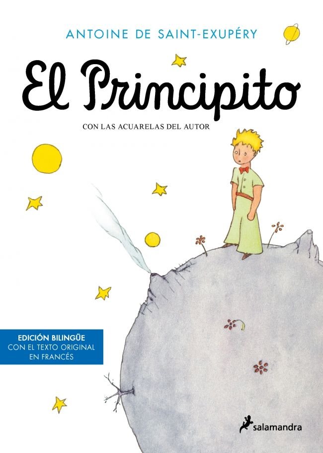 El Principito (edición bilingüe con el texto original en francés), de Saint-Exupéry, Antoine de | portada del libro