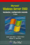 WINDOWS SERVER 2003 INS.CONFIGURACION AVANZADA 2ªED, de RAYA | portada del libro