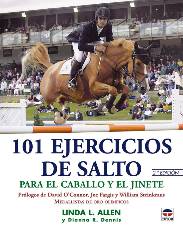 101 EJERCICIOS DE SALTO PARA EL CABALLO Y EL JINETE, de L. Allen | portada del libro