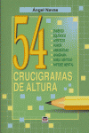 54 CRUCIGRAMAS DE ALTURA, de Navas | portada del libro