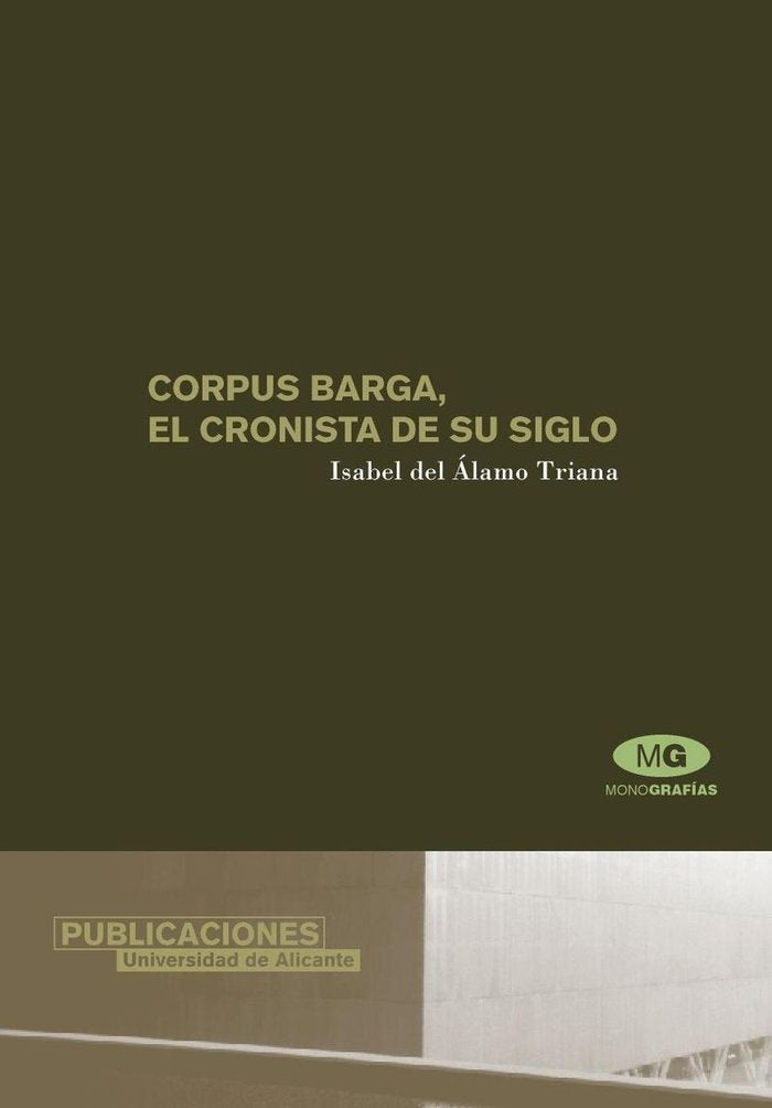 Corpus Barga, el cronista de su siglo, de del Álamo Triana | portada del libro