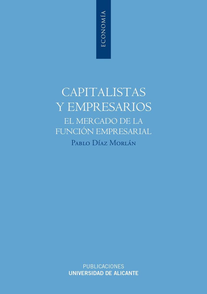 Capitalistas y empresarios, de Díaz Morlán | portada del libro